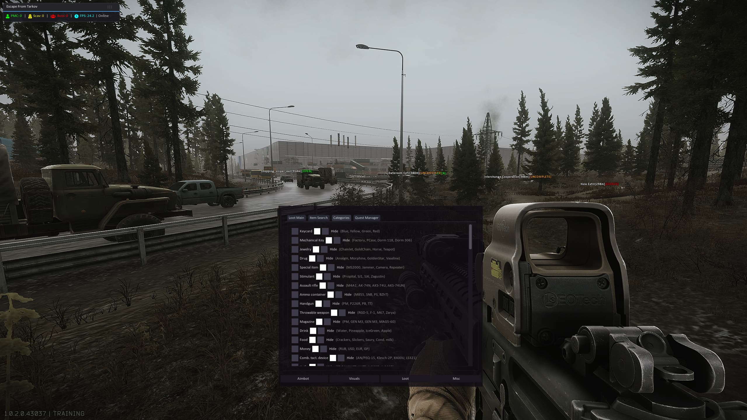 The Only External with Visibility Check