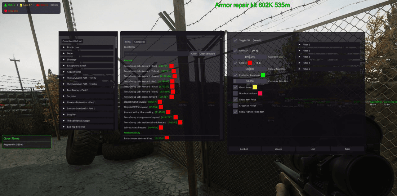 EFT Cheats with Direct Developer Support